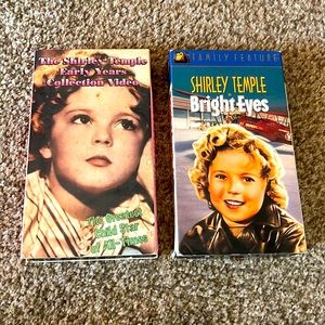 Shirley Temple vhs tapes